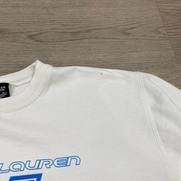 Vintage Polo Jeans Co Ralph Lauren Crewneck Sweatshirt Men's M/L - Picture 8 of 9